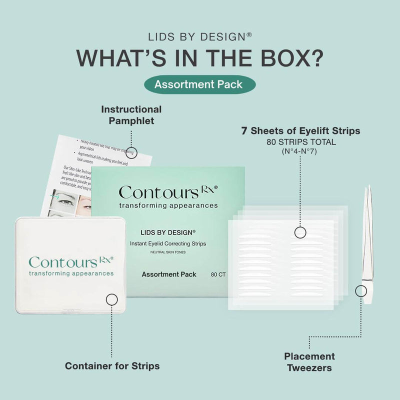 Contours Rx Lids By Design Assortment Pack PRODUCTS