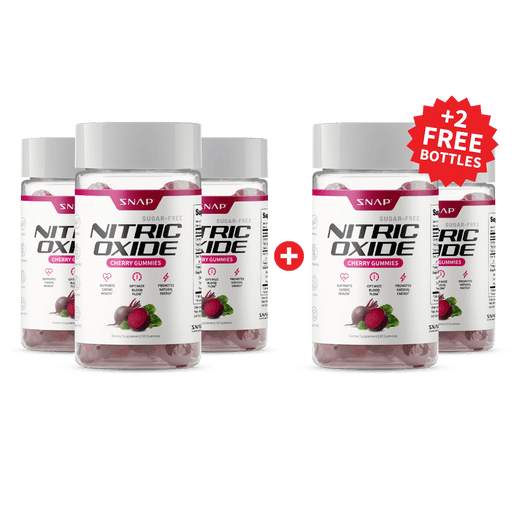 Snap Supplements Nitric Oxide Gummies - Cherry Flavor - Buy 3 Get 2 FREE!