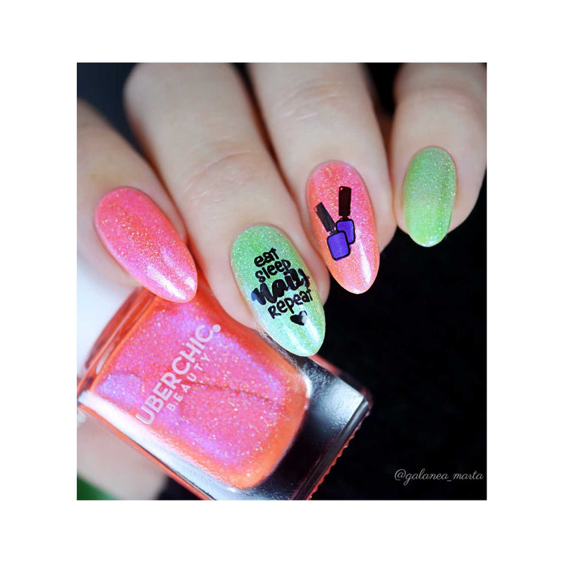 UberChic Beauty Nail Polish Is Life Stamping Plate