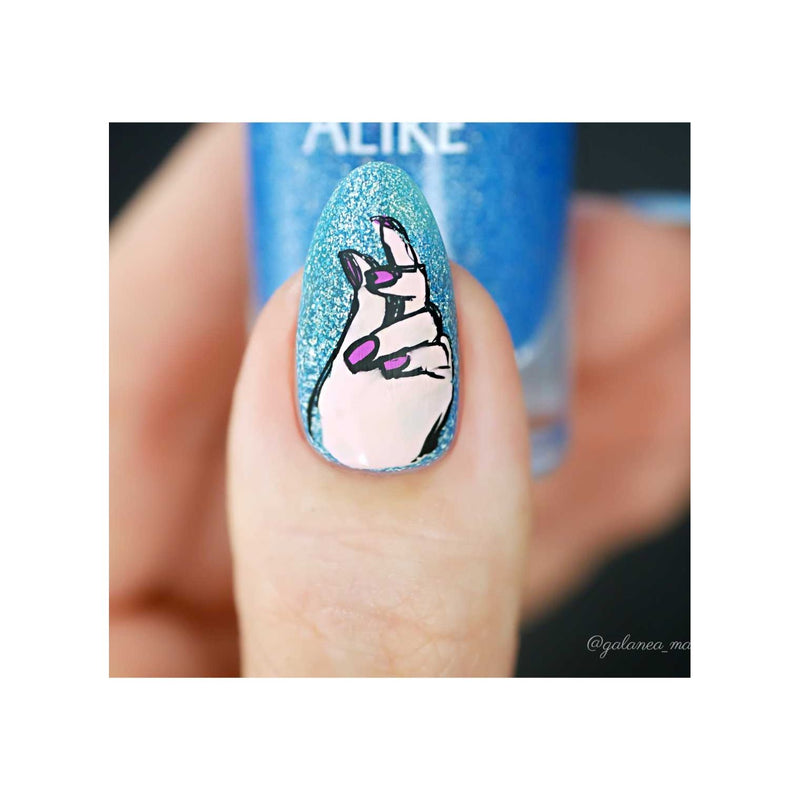 UberChic Beauty Nail Polish Is Life Stamping Plate