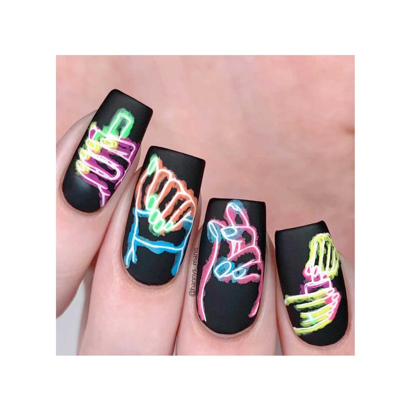 UberChic Beauty Nail Polish Is Life Stamping Plate