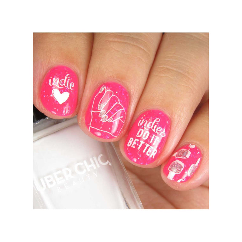 UberChic Beauty Nail Polish Is Life Stamping Plate