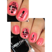 UberChic Beauty Nail Polish Is Life Stamping Plate