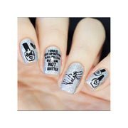 UberChic Beauty Nail Polish Is Life Stamping Plate