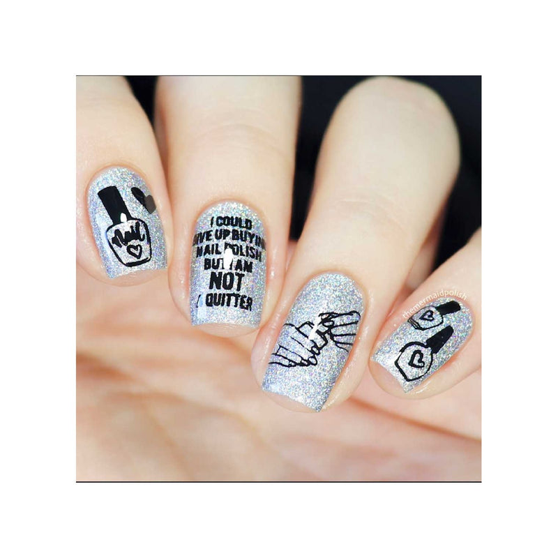 UberChic Beauty Nail Polish Is Life Stamping Plate