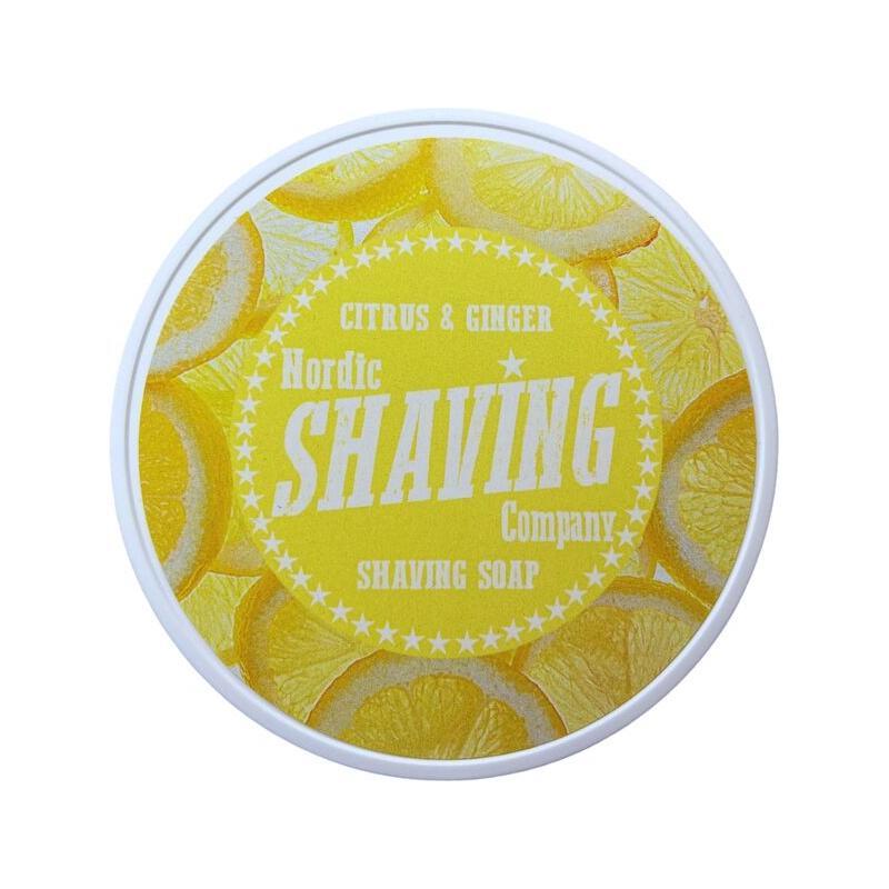 Nordic Shaving Company Nordic Shaving Company Citrus & Ginger Shaving Soap 4 oz Shaving Soap White Smoke