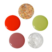 Profusion Cosmetics Peanuts Holiday | Sparkling With Joy 5 PC Nail Polish Set & Nail Polish Remover Nail