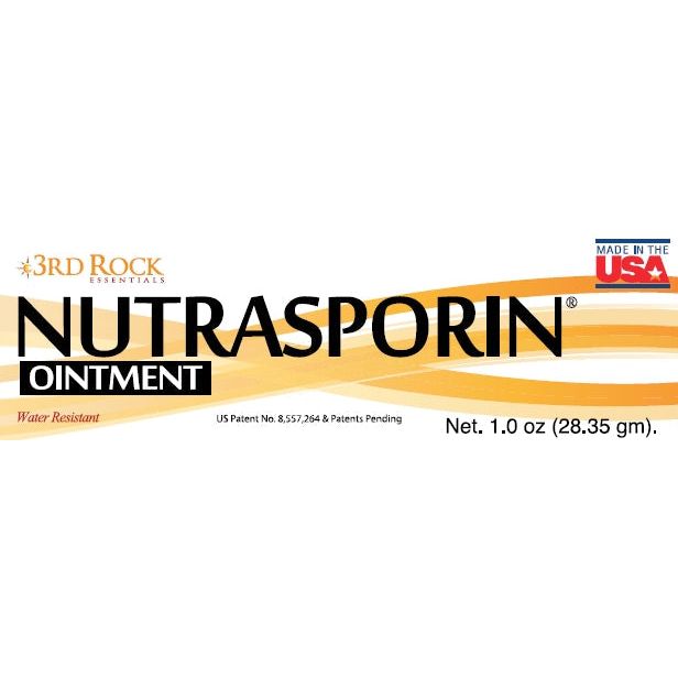 3Rd Rock Essentials Nutrasporin® - All Natural First Aid Ointment 100Ppm Silver Gel (Water Resistant)