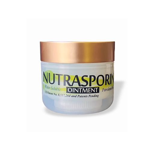 3rd Rock Essentials Nutrasporin® - 3 oz JAR - All Natural First Aid Ointment 100ppm Silver Gel All Natural Nutrasporin Ointment