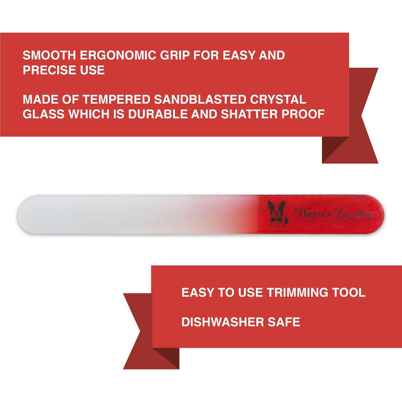 Warren London Glass Nail File for Dogs Spa Product