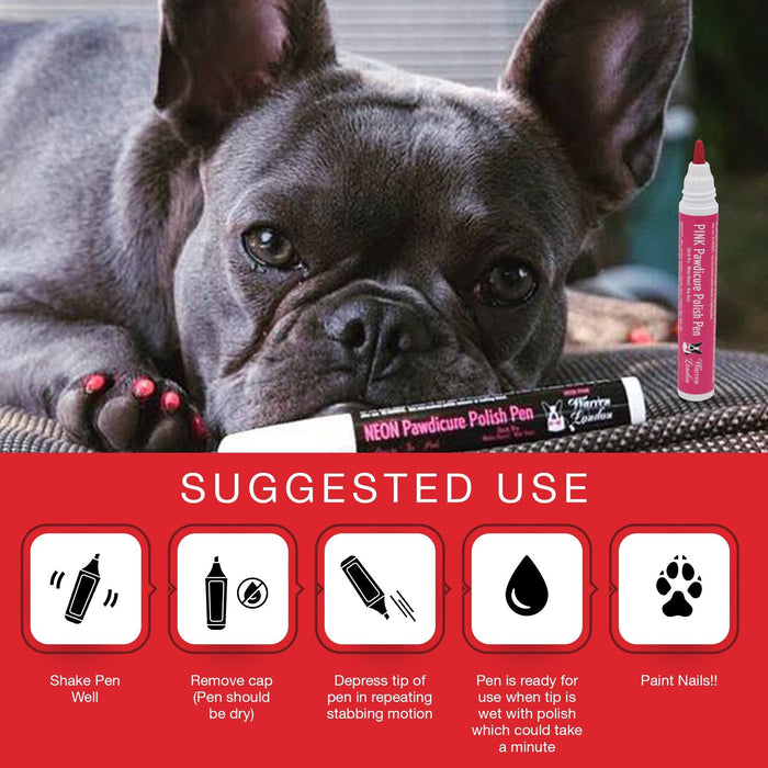 Warren London - Warren London - Pawdicure Polish Pens - Choose From 13 Colors! - Dog Nail Polish