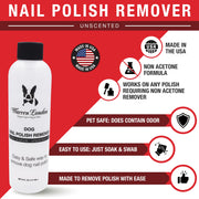 Warren London Dog Nail Polish Remover - Non Acetone Dog Nail Polish