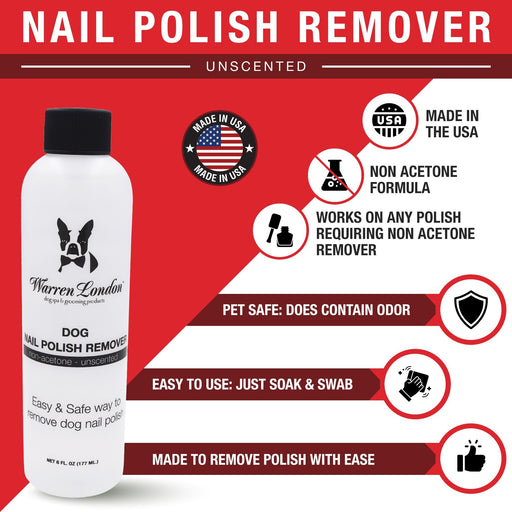 Warren London - Warren London - Dog Nail Polish Remover - Non Acetone