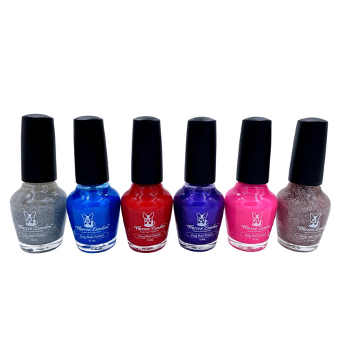 Warren London Dog Nail Polish - Polish Bottles with Brush Dog Nail Polish