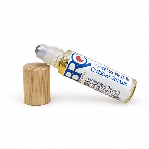 By Robin Creations Brittle Nail & Cuticle Serum Roller Ball Cuticle Cream & Oil White Smoke 1  Bottle