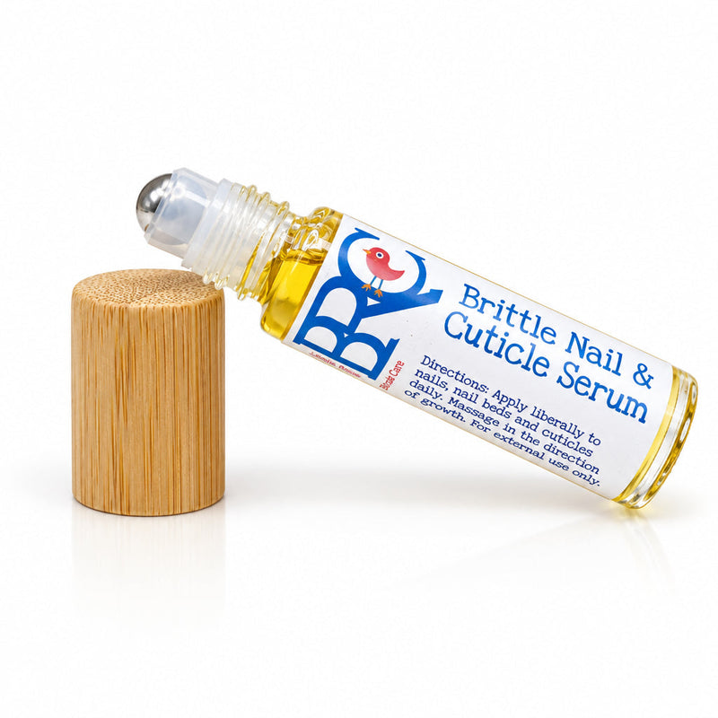 By Robin Creations Brittle Nail Serum & Strengthening Balm Set Cuticle Cream & Oil White Smoke Brush-on Brittle Nail Serum,Roll-on Brittle Nail Serum