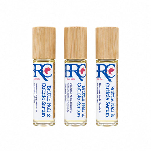 By Robin Creations Brittle Nail & Cuticle Serum Roller Ball Cuticle Cream & Oil White Smoke 3 Bottles