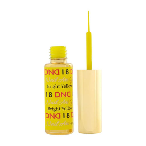 DND -  Nail Liner - Bright Yellow #18 2.7oz
