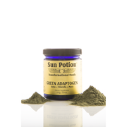 Sun Potion Green Adaptogen (Suma, Maca, Chlorella Blend) Adaptogen White Smoke 111g Jar