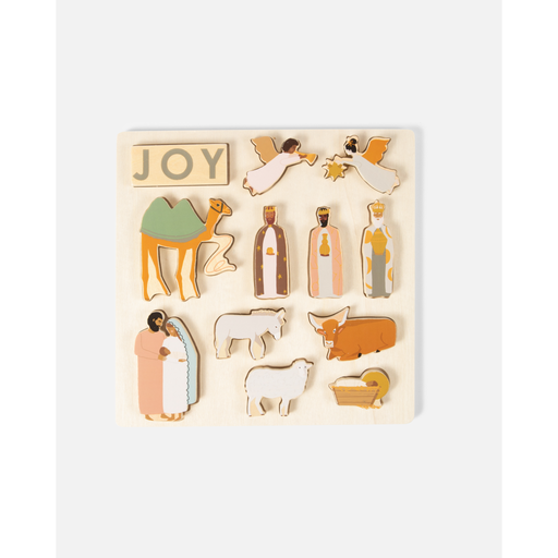 Be A Heart Nativity Wooden Puzzle puzzle