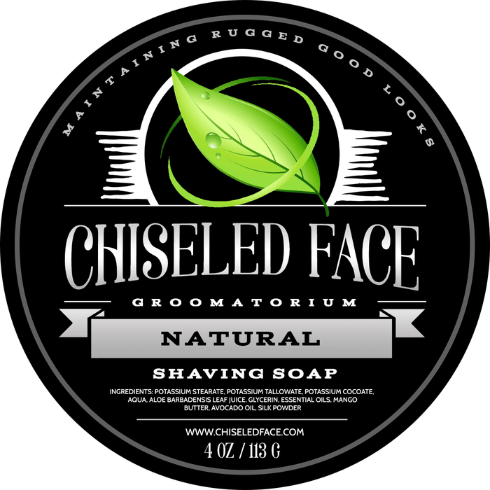 Chiseled Face Natural (Unscented)– Shaving Soap