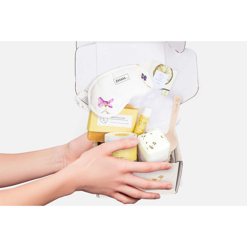 Lizush Natural Citrus Bath & Body Skincare Set, A Thoughtful & "Thinking of You" Gift Citrus Gifts