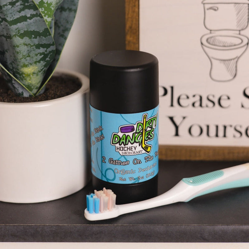 Dirty Dangles Hockey 2 Games on the Beach - Natural Hockey Deodorant Deodorant