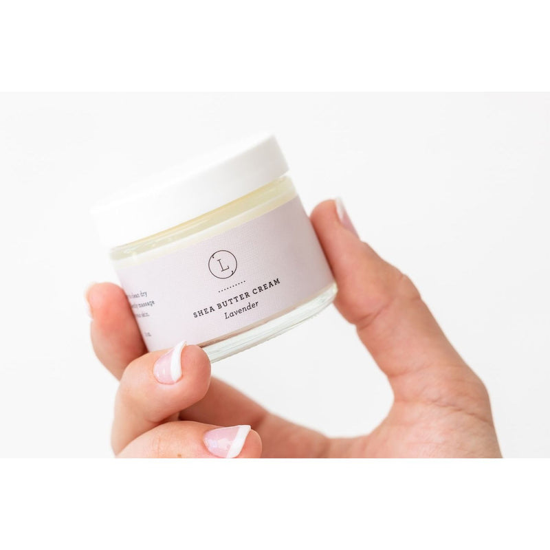 Lizush Lavender Shea Butter Body Cream – Natural Moisturizer Body Creams White Smoke