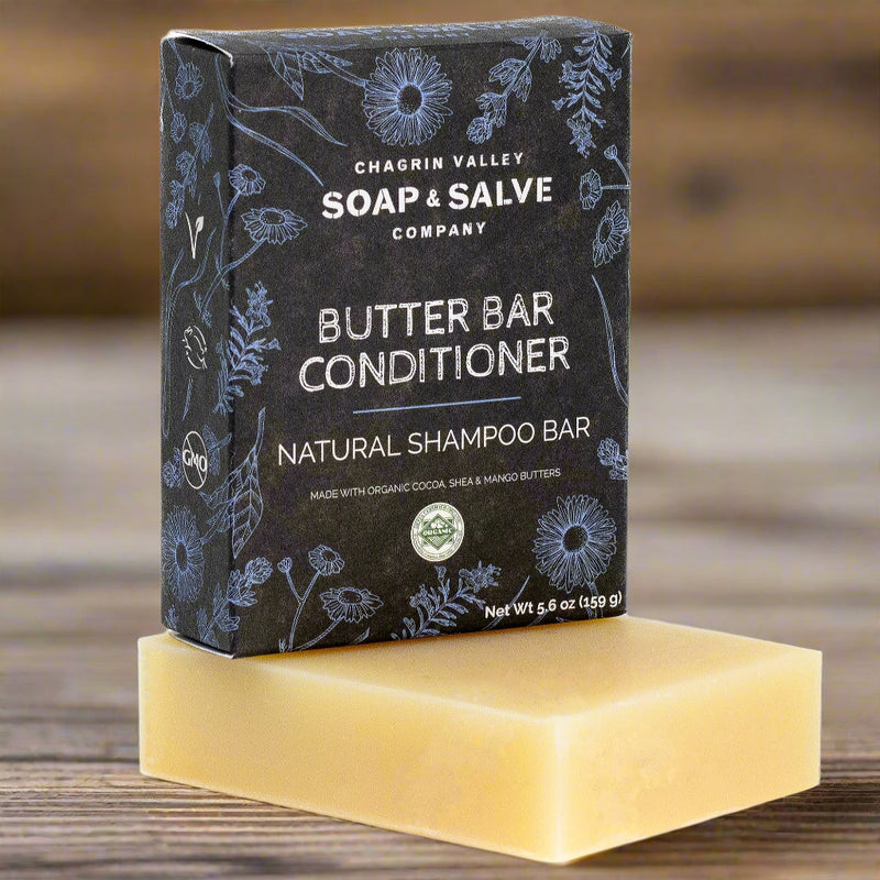 Chagrin Valley Soap & Salve Shampoo Bar: Butter Bar Conditioner Shampoo Bar