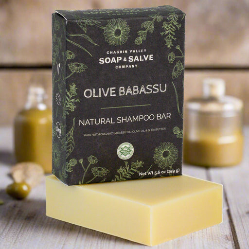 Chagrin Valley Soap & Salve Shampoo Bar: Olive & Babassu Shampoo Bar