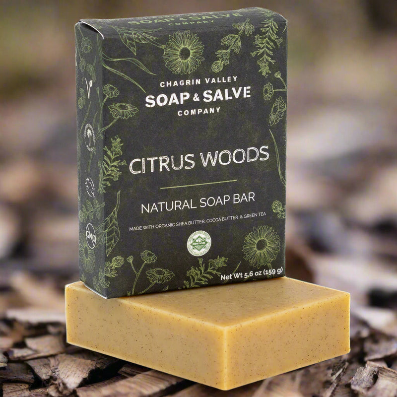 Chagrin Valley Soap & Salve Natural Soap: Citrus Woods Green Tea Soap Soap