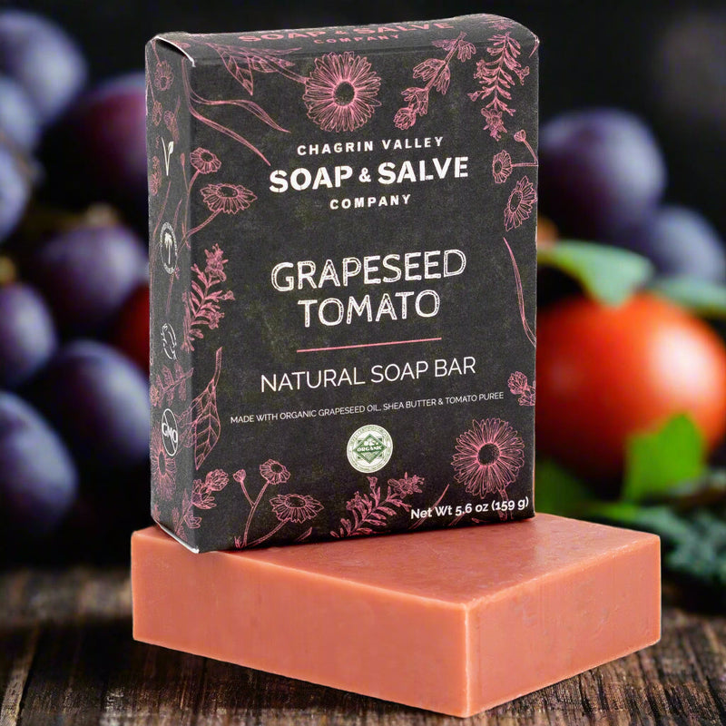 Chagrin Valley Soap & Salve Natural Soap: Grapeseed Tomato Complexion Soap