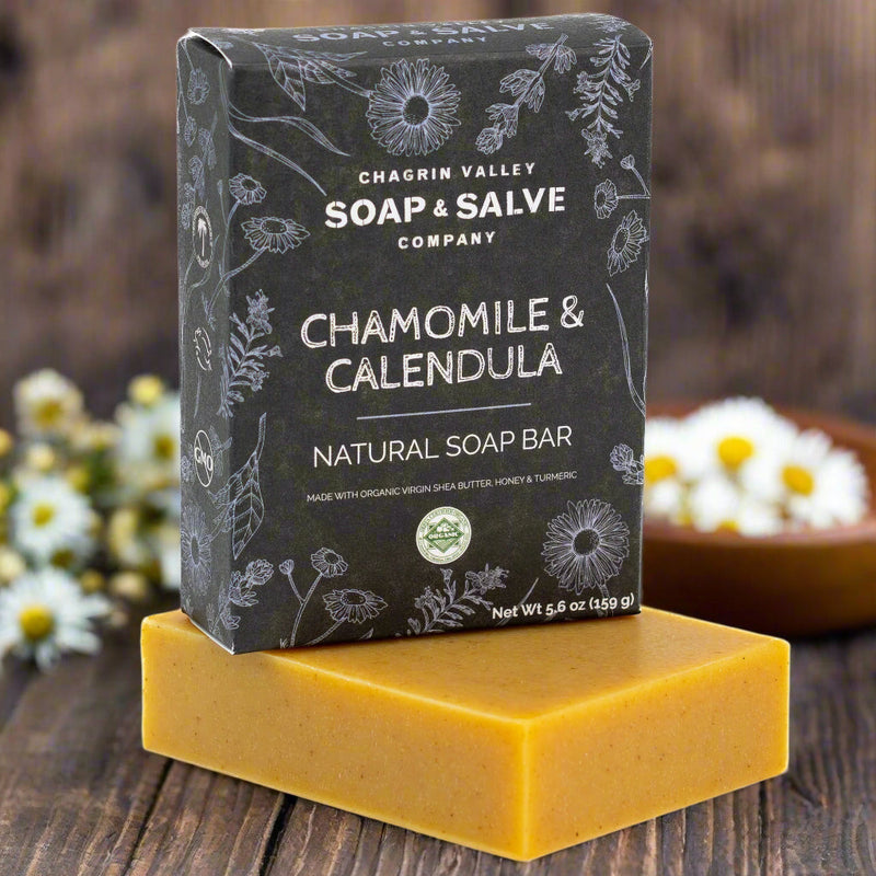 Chagrin Valley Soap & Salve Natural Soap: Chamomile & Calendula Soap
