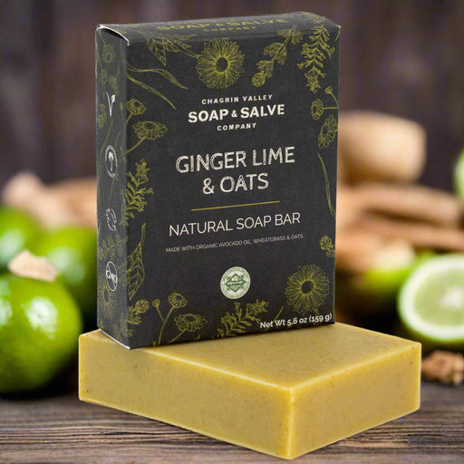 Chagrin Valley Soap & Salve Natural Soap: Ginger Lime & Oats Soap
