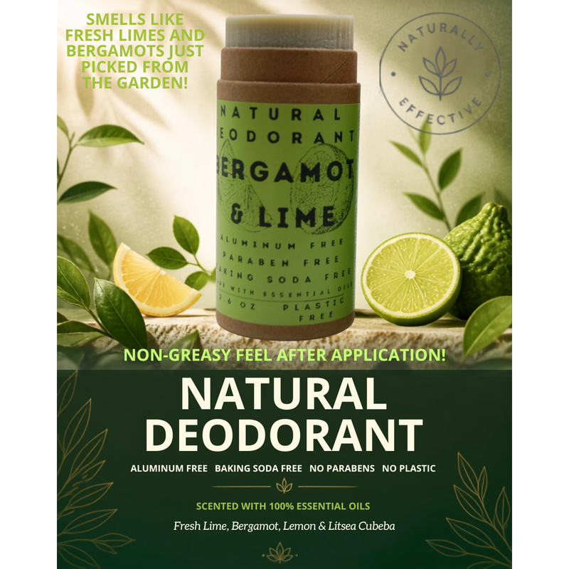 Mineranaturals Natural deodorant - Bergamot & Lime Black