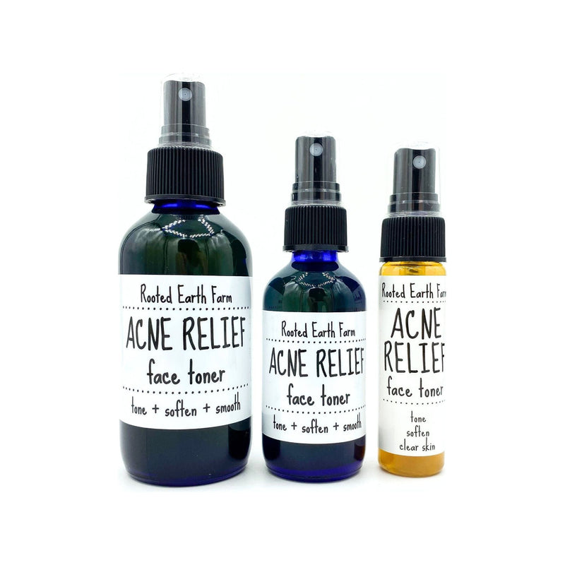 Rooted Earth Farm + Apothecary Acne Relief Face Toner Acne Relief