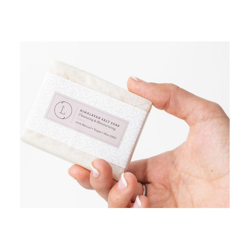 Lizush 2x Himalayan Salt Soap Bar, Natural Unscented Soap, Vegan Handmade Soap NATURAL SOAP BAR