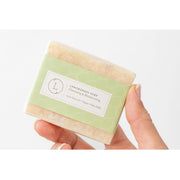 Lizush 2 x Lemongrass Natural Soap Bar, Handmade Body Soap Gift NATURAL SOAP BAR