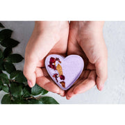 Lizush Set of 5 Heart Shaped Shower Steamers Package  - in a Gift Box - Can be personalized Unisex gift set