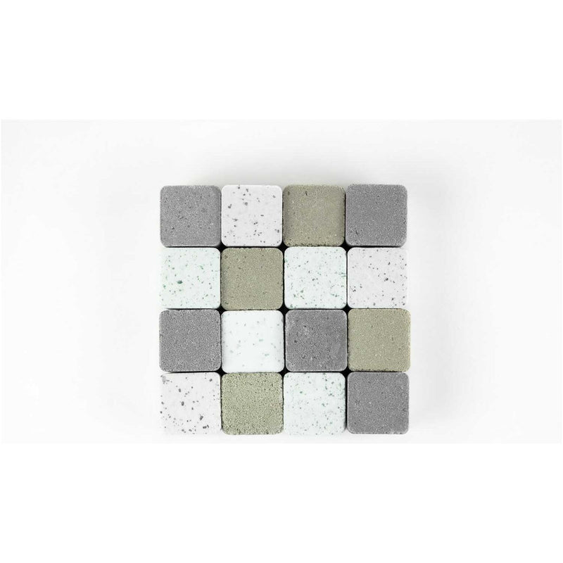 Lizush Earthy Shower Steamer Gift Box for Men and Women, Set of 12 Shower Steamers Package