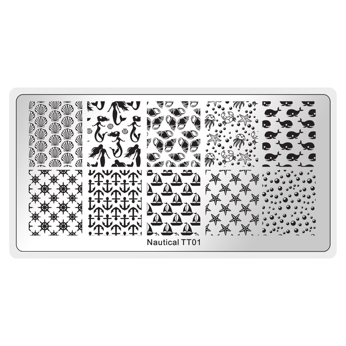 Twinkled T - Nautical Stamping Plate