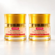 gymsegbë Resilient Youth Neck + Décolleté Cream Anti-Aging Body White Smoke 2 Jars Save $3.99