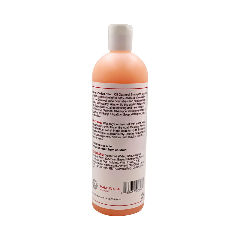 Warren London Neem Oil Oatmeal Shampoo - Soothes & Relieves Itching - Insect Repellant Dog Shampoo