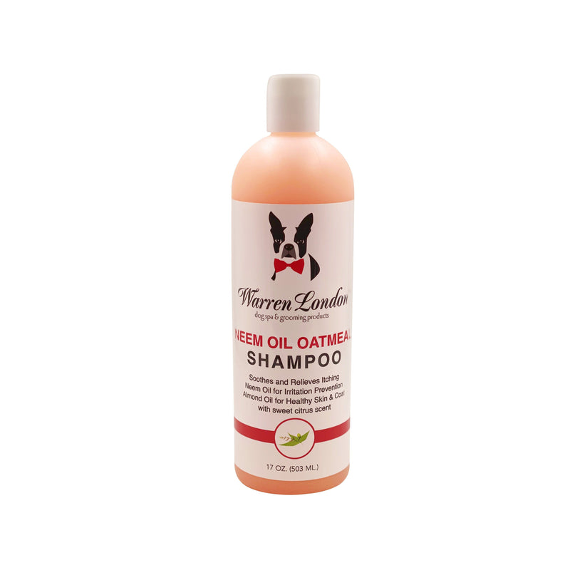 Warren London Neem Oil Oatmeal Shampoo - Soothes & Relieves Itching - Insect Repellant Dog Shampoo