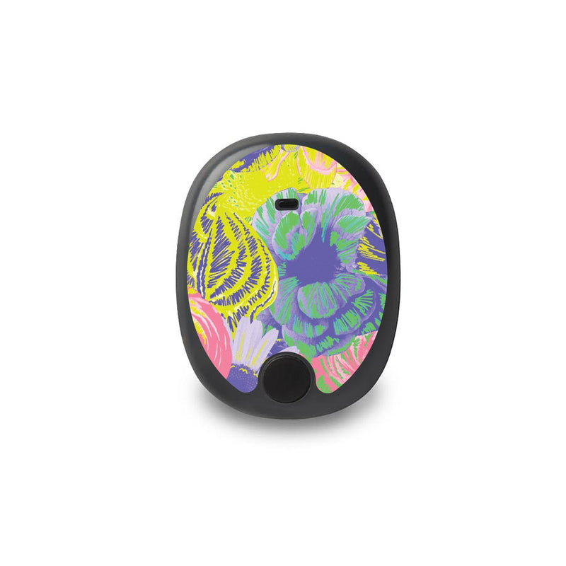 Peelz Neon Floral Eversense Smart Transmitter Peelz/Stickers