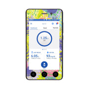 Peelz Neon Floral Sticker for Omnipod DASH® PDM – Pump Peelz Peelz/Stickers