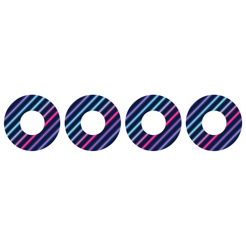 Peelz Neon Stripes Patch  Tape Designed for the FreeStyle Libre 2 Patch Medical Tape