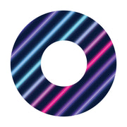 Peelz Neon Stripes Patch  Tape Designed for the FreeStyle Libre 2 Patch Medical Tape