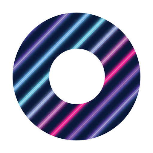 Peelz Neon Stripes Patch  Tape Designed for the FreeStyle Libre 2 Patch Medical Tape