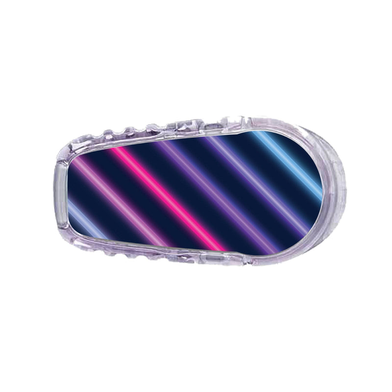 Peelz Neon Stripes Sticker Designed for the DEXCOM Transmitter Peelz/Stickers
